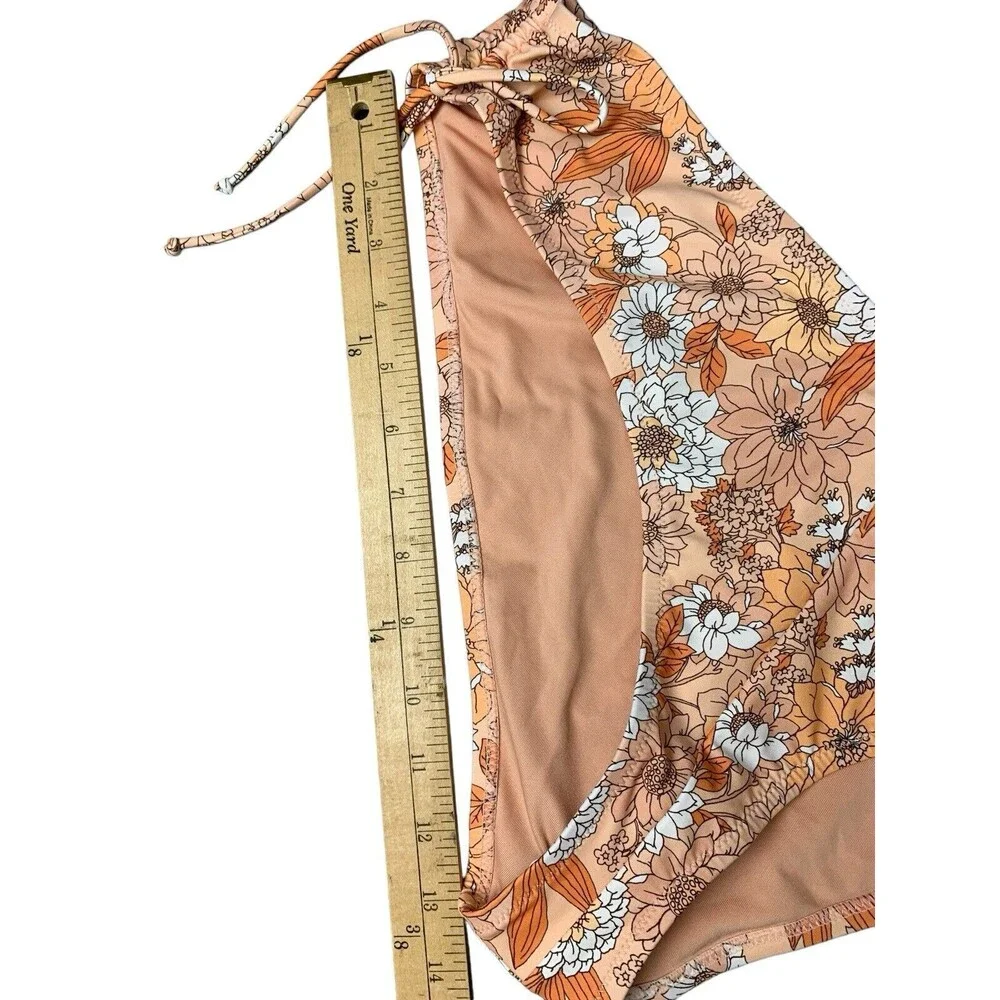 New! J Crew Hipster Curved Waist Cheeky Bikini Bottom Women's XXL Zinnia Floral